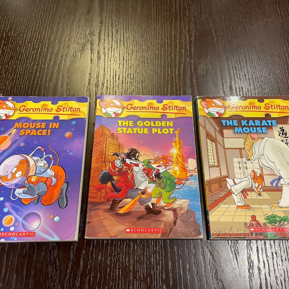 3x classic Geronimo Stilton Books